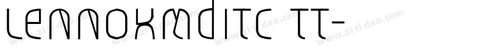 LennoxMdITC TT字体转换
